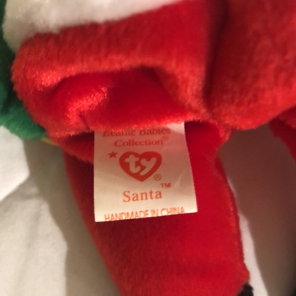 “Santa” TY Beanie Baby, Red Santa, Vintage Collectible, #2 out of 4 - Picture 11 of 13